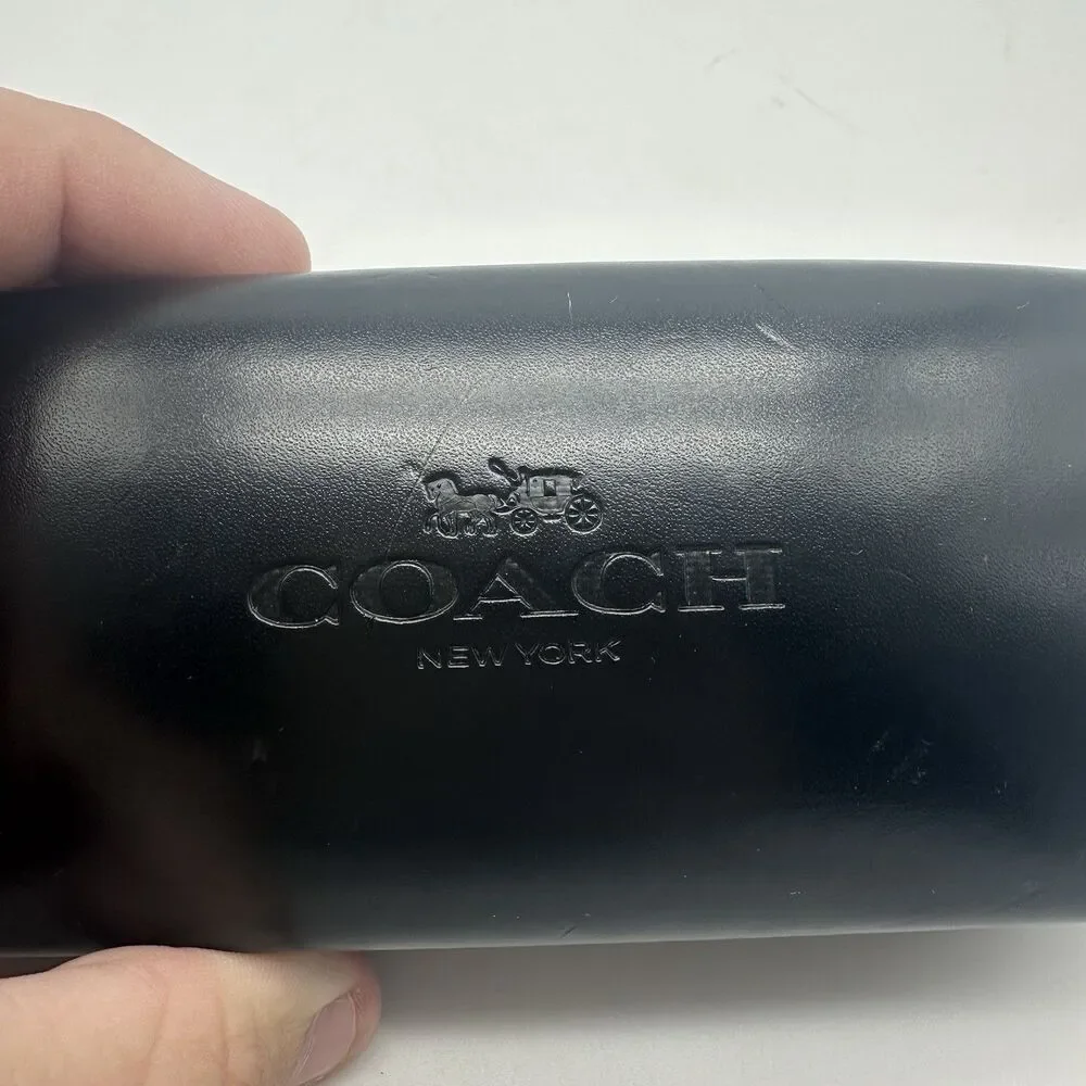 Coach New York Black Eyeglasses/Sunglasses Hard Case